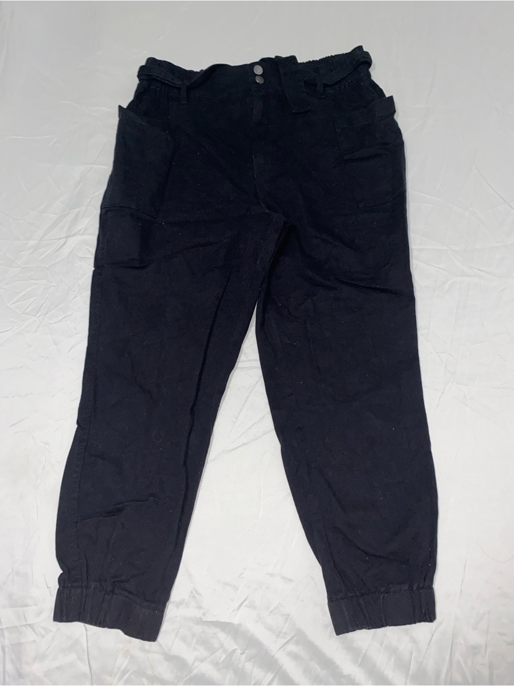 Tinseltown Black Cargo Jogger Pants
